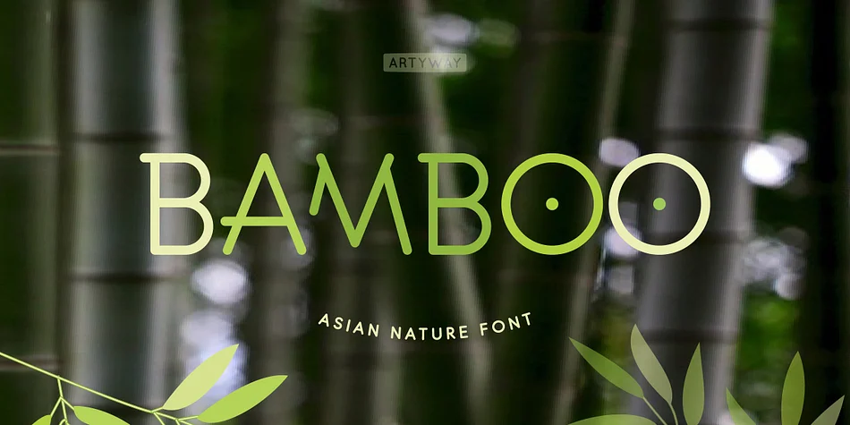 BAMBOO HEADLINE by Artyway — Display Font