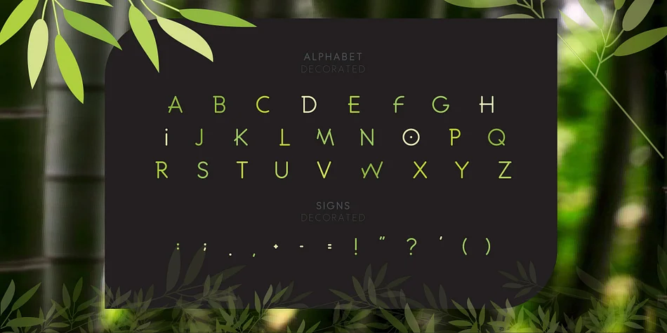 BAMBOO HEADLINE by Artyway — Display Font — thumbnail 2