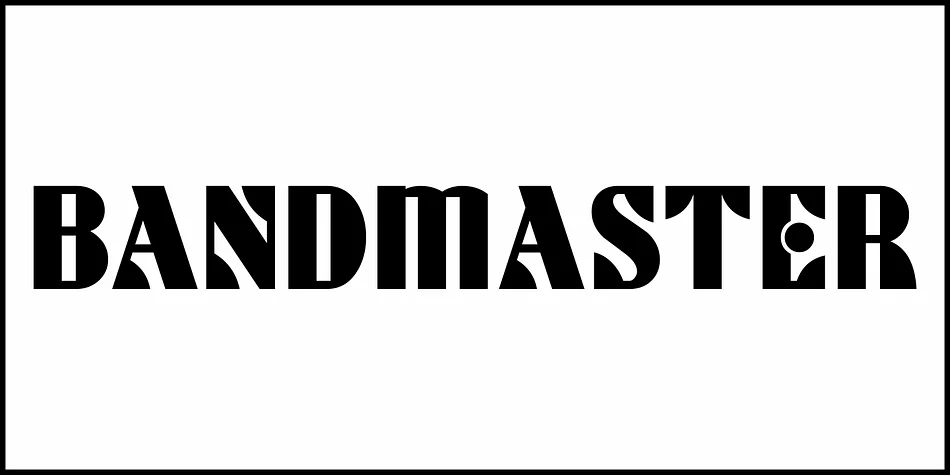 BANDMASTER JNL by Jeff Levine Fonts — Display Font — thumbnail 2
