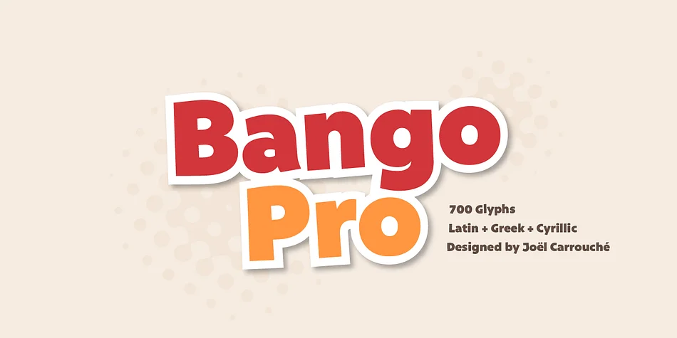 Bango Pro by JCfonts — Display Font