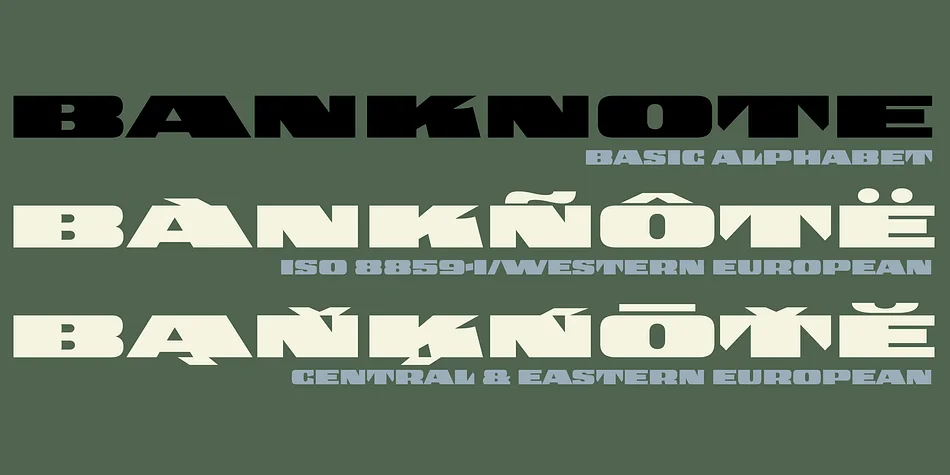 BANKNOTE 1948 by ingoFonts — Display Font — thumbnail 5