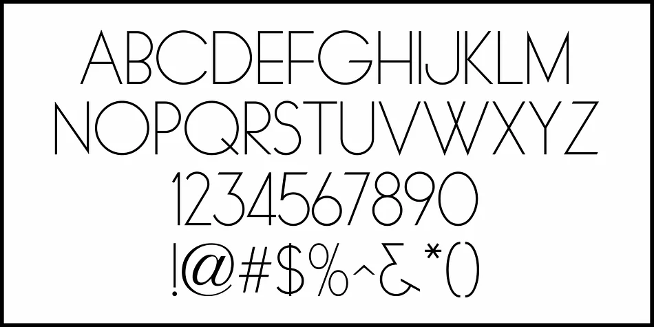 BASIC MONOLINE JNL by Jeff Levine Fonts — Decorative Font — thumbnail 3