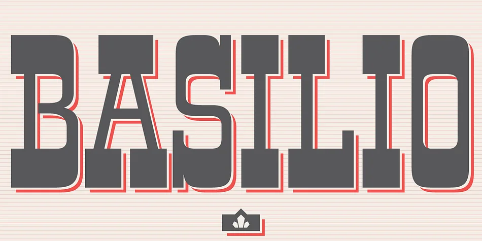 BASILIO by Canada Type — Decorative Font