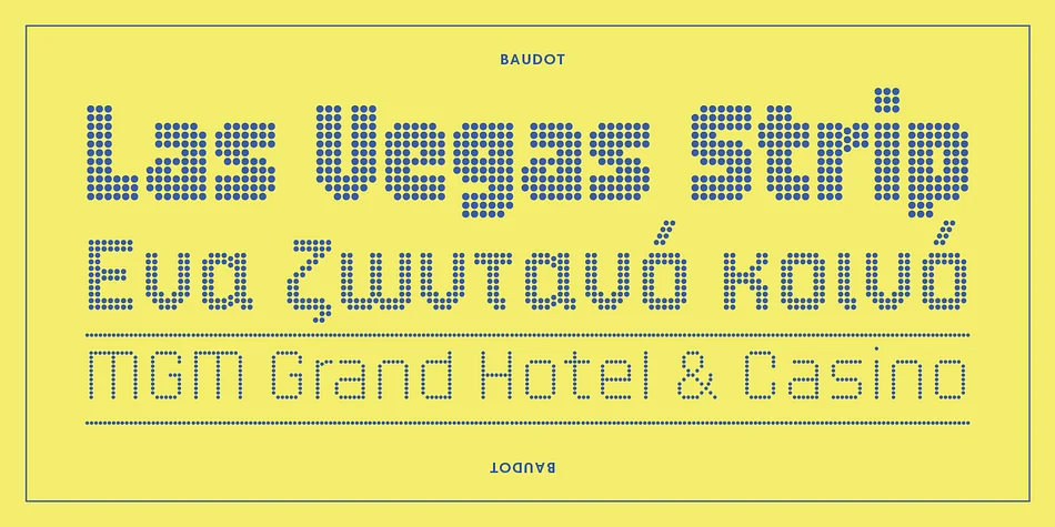 Baudot by Delve Fonts — Decorative Font — thumbnail 4