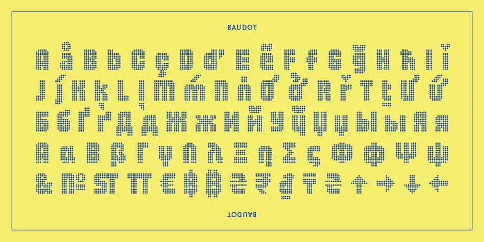 Baudot by Delve Fonts — Decorative Font — thumbnail 7