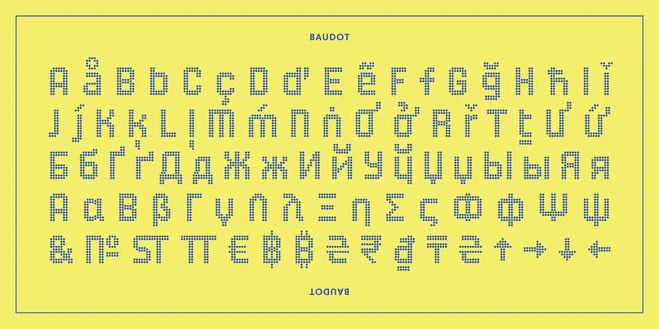 Baudot by Delve Fonts — Decorative Font — thumbnail 9