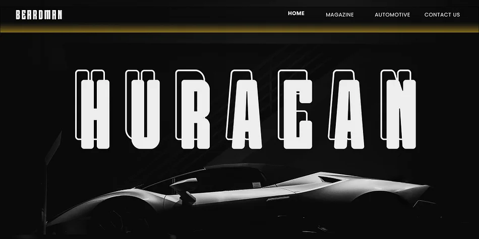 Bearman by roomspace — Display Font — thumbnail 10