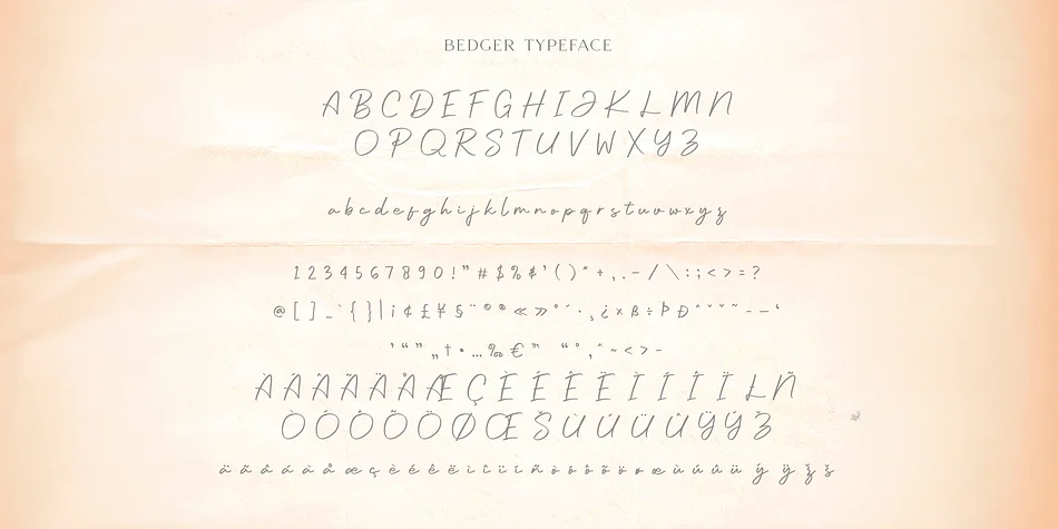 Bedger by Craft Supply Co. — Script Handwritten Font — thumbnail 3