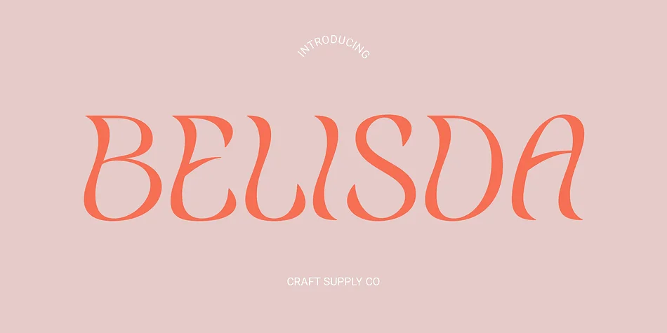 Belisda by Craft Supply Co. — Display Font