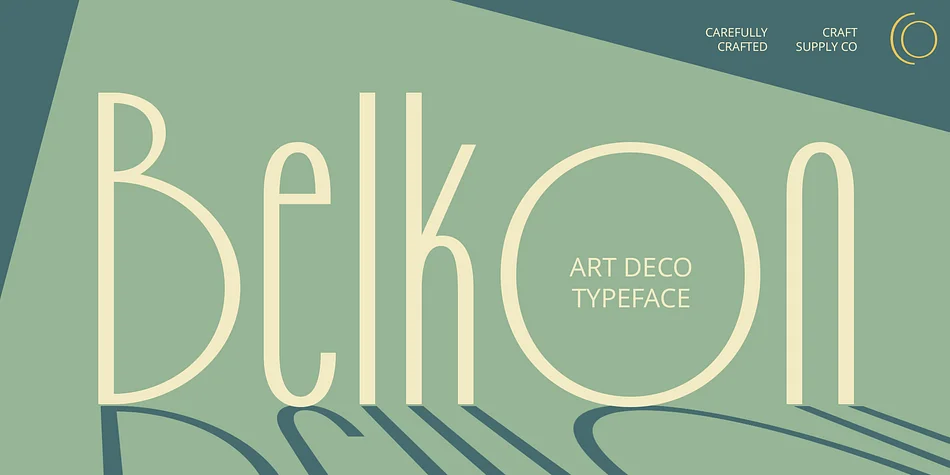Belkon by Craft Supply Co. — Decorative Font
