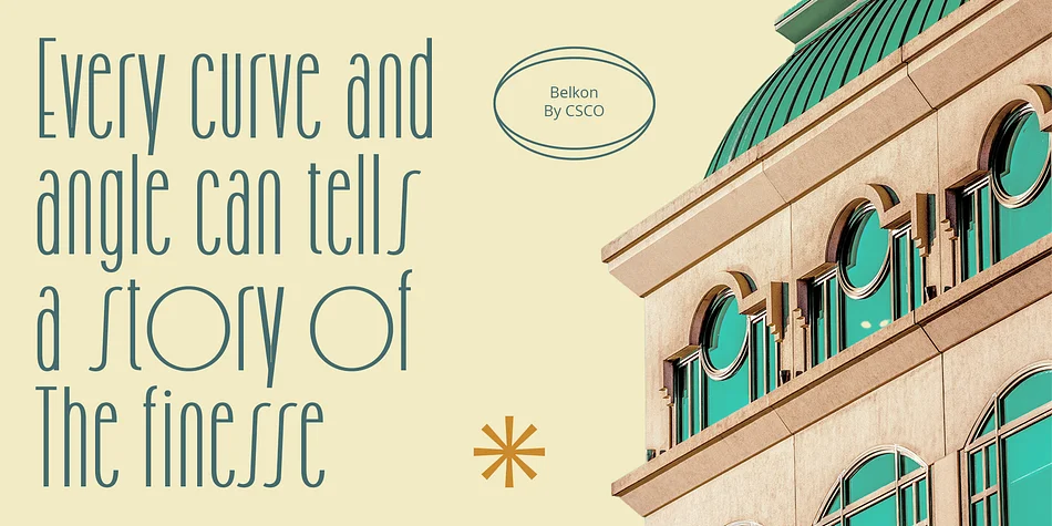 Belkon by Craft Supply Co. — Decorative Font — thumbnail 2