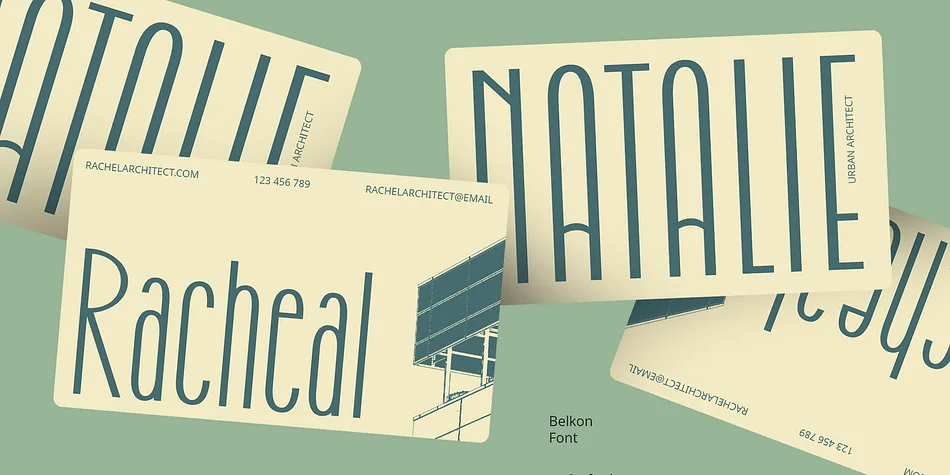 Belkon by Craft Supply Co. — Decorative Font — thumbnail 4