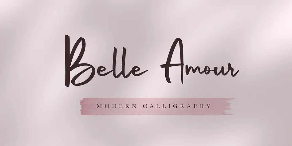 Belle Amour by Craft Supply Co. — Script Handwritten Font