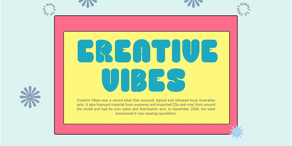 Benicio by Craft Supply Co. — Display Font — thumbnail 2