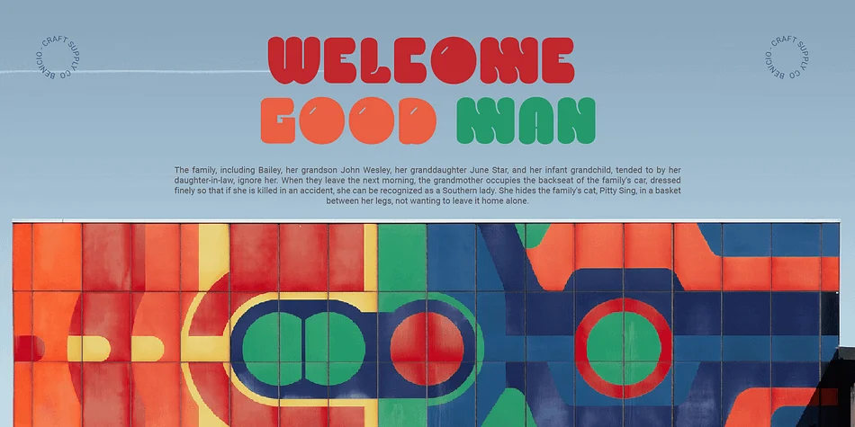 Benicio by Craft Supply Co. — Display Font — thumbnail 3