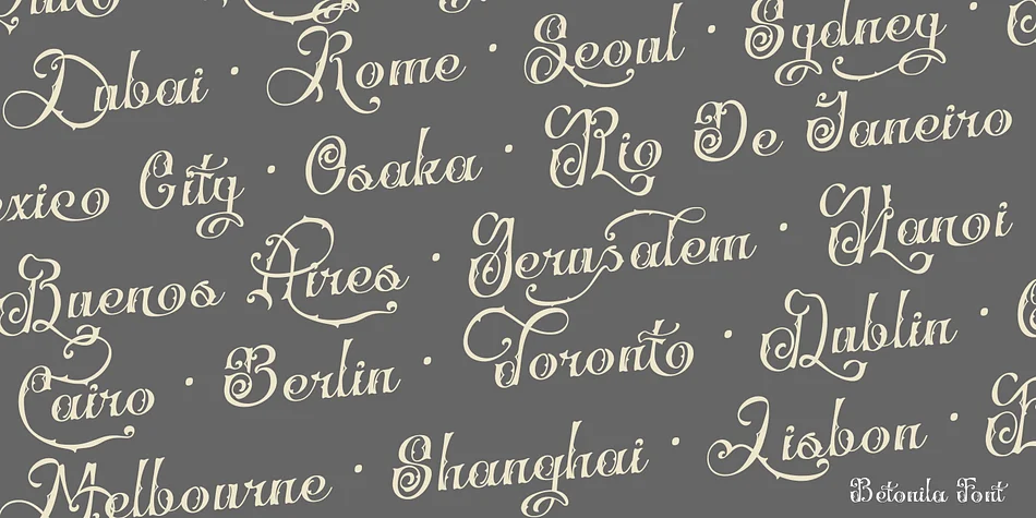 Betonila by TypeClassHeroes — Decorative Font — thumbnail 10