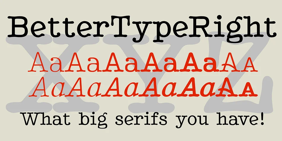 BetterTypeRight by Ingrimayne Type — Decorative Font