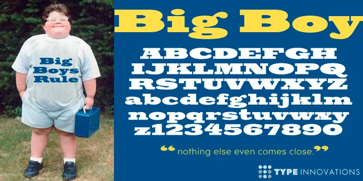 Big Boy by Type Innovations — Decorative Font