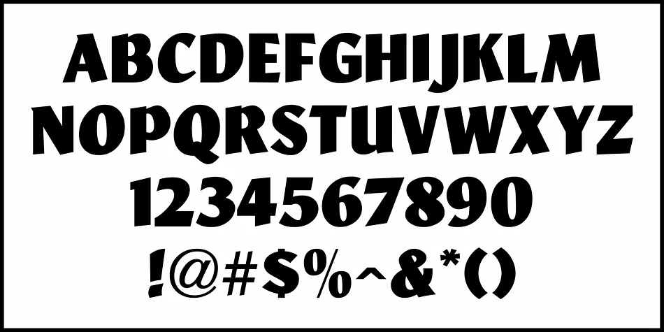 BIG DISPLAY SANS JNL by Jeff Levine Fonts — Display Font — thumbnail 3