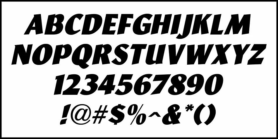 BIG DISPLAY SANS JNL by Jeff Levine Fonts — Display Font — thumbnail 5