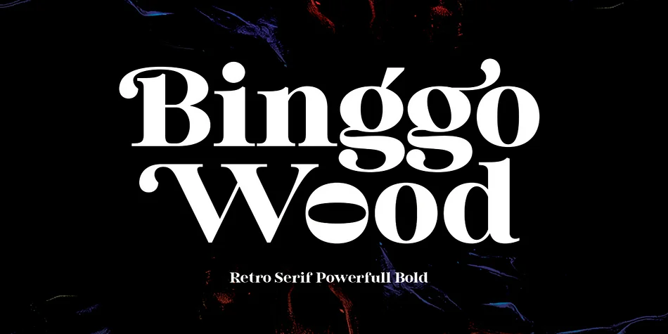 Binggo Wood by Genesislab — Decorative Font