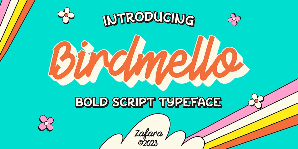 Birdmello by Zafara Studios — Script Handwritten Font
