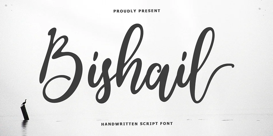 Bishail by Rastype Studio โ Script Handwritten Font