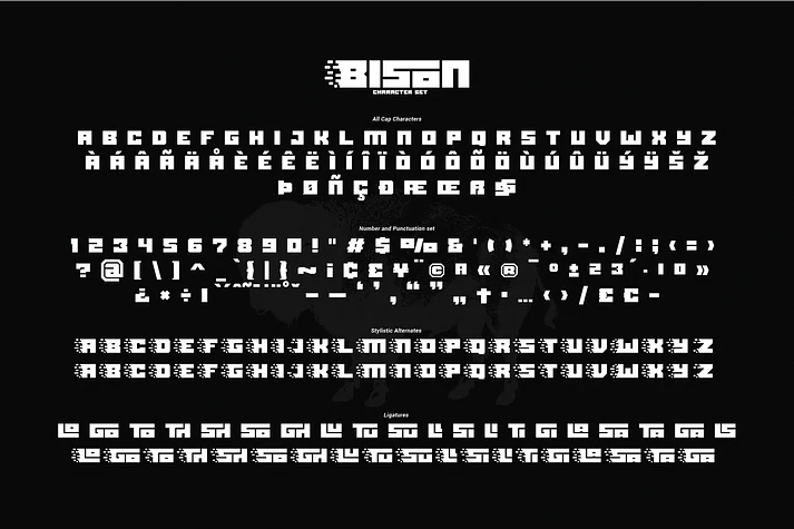 bison by Linecreative — Display Font — thumbnail 5