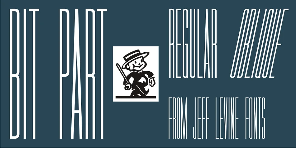 BIT PART JNL by Jeff Levine Fonts — Display Font