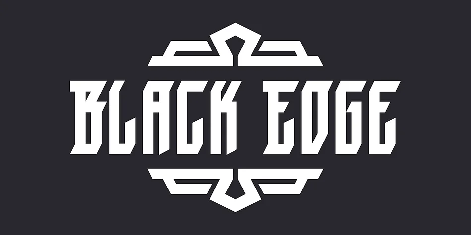 BLACK EDGE by Mirco Zett — Blackletter Font
