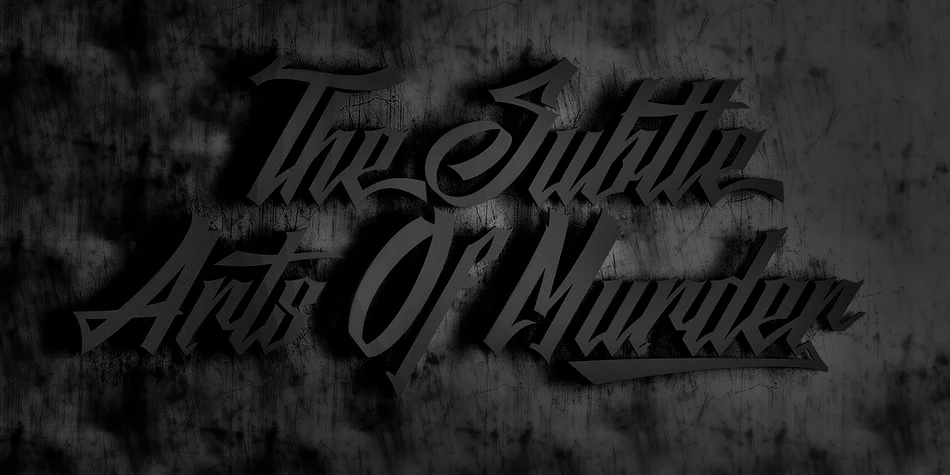 Black Future by Seventh Imperium — Script Handwritten Font — thumbnail 3