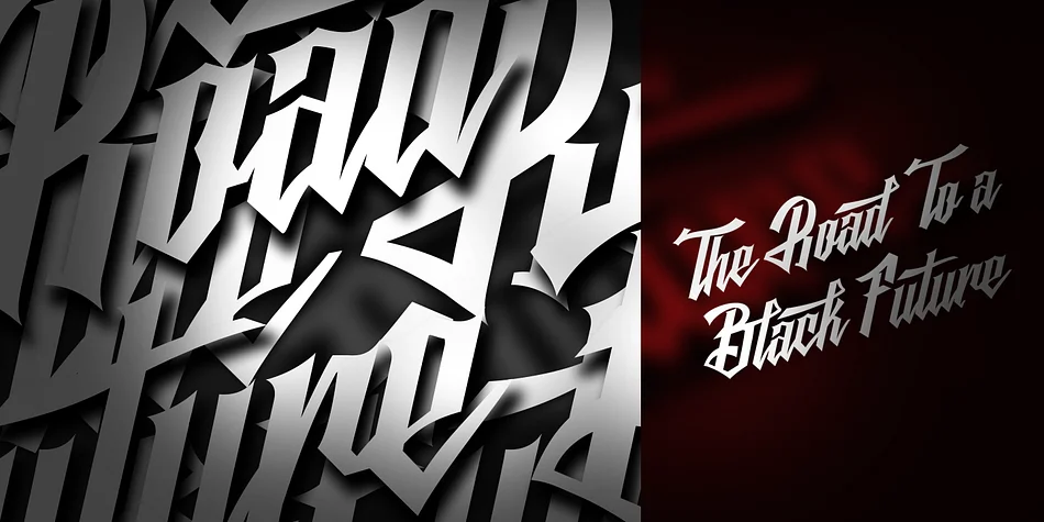 Black Future by Seventh Imperium — Script Handwritten Font — thumbnail 4