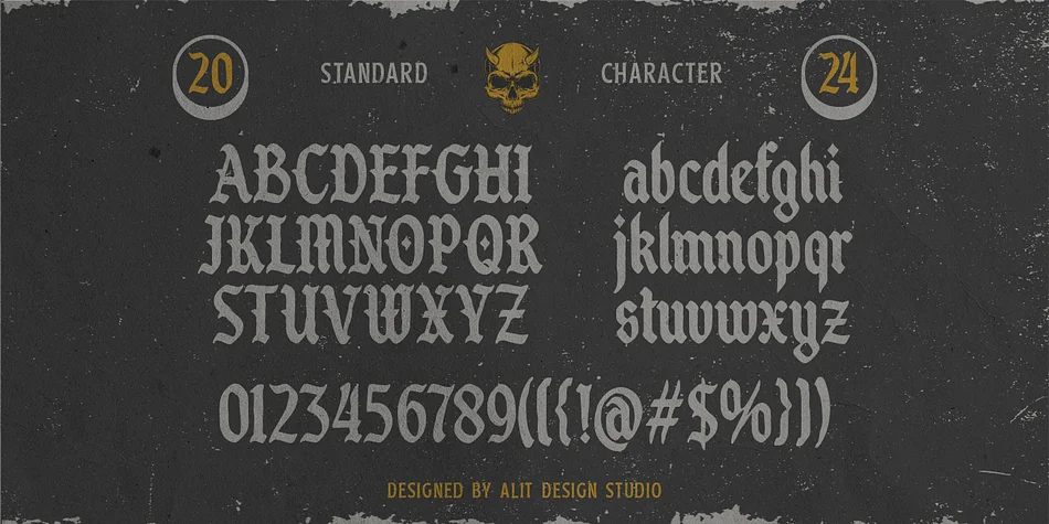 Black Takora by Alit Design — Blackletter Font — thumbnail 6