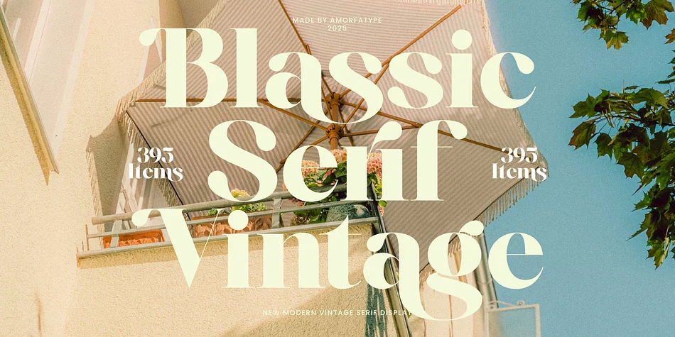 Blassic by AmorfaType β Display Font