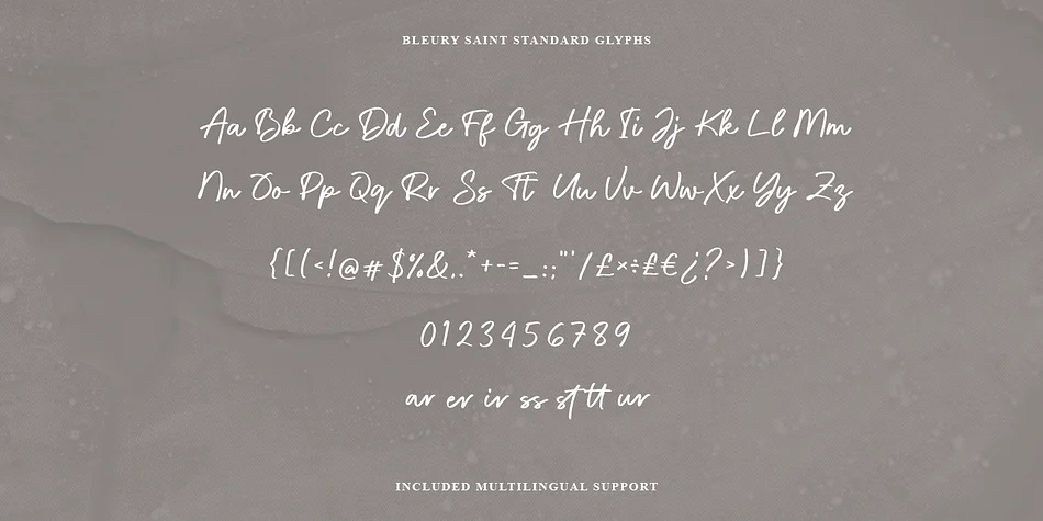 Bleury Saint by Heinzel Std — Script Handwritten Font — thumbnail 9