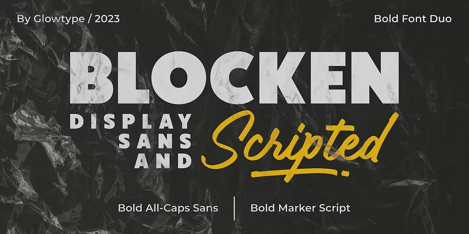BLOCKEN by Glowtype — Script Handwritten Font