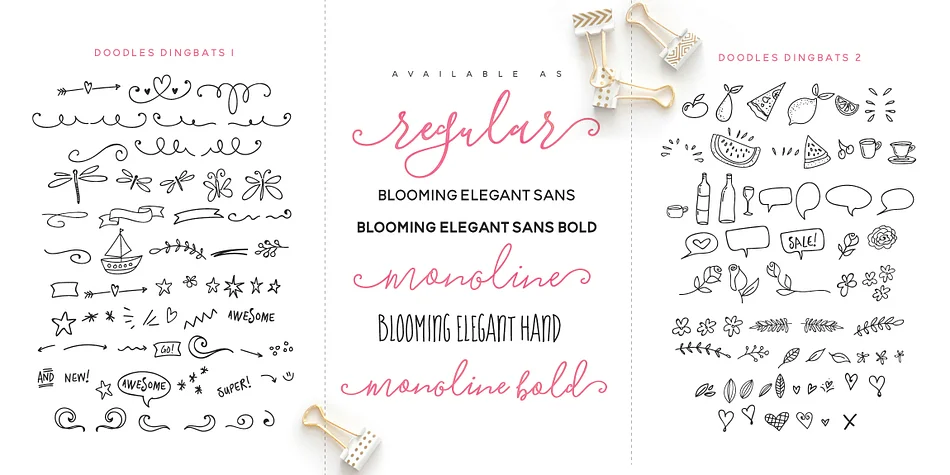 Blooming Elegant by Nicky Laatz — Dingbats Font — thumbnail 6