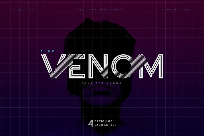 Blue Venom by Linecreative — Display Font