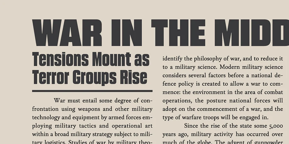 Blunt by Miller Type Foundry — Display Font — thumbnail 8
