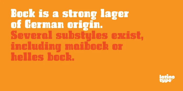 Bock by Latinotype — Decorative Font — thumbnail 4