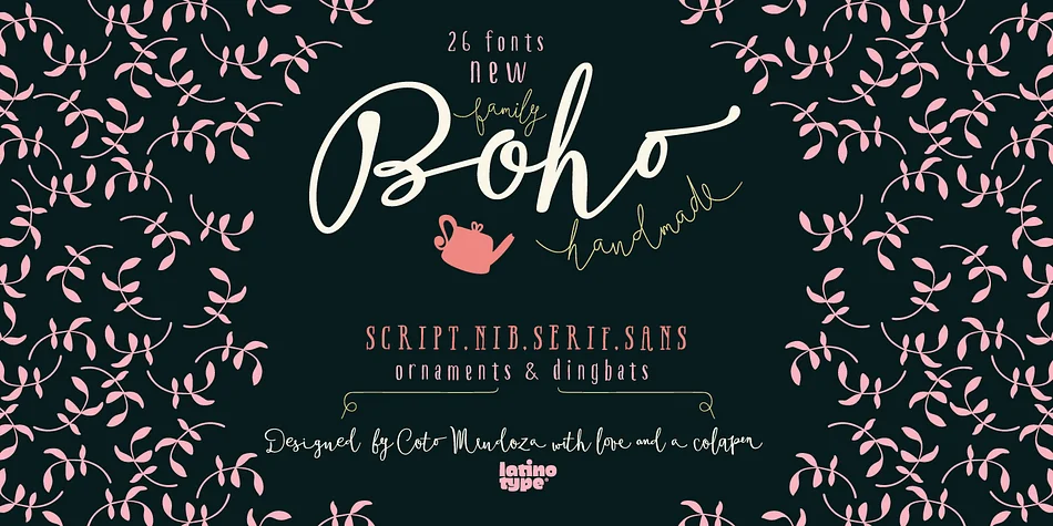 Boho by Latinotype — Dingbats Font