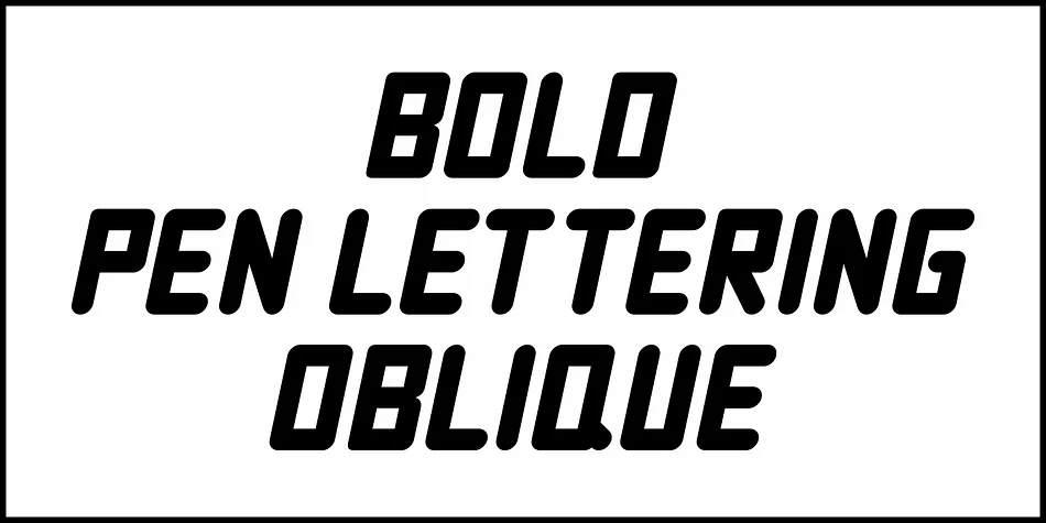 BOLD PEN LETTERING JNL by Jeff Levine Fonts — Display Font — thumbnail 4