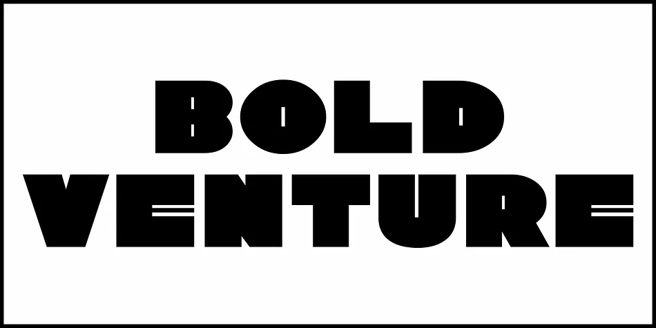 Bold Venture JNL by Jeff Levine Fonts — Display Font — thumbnail 2