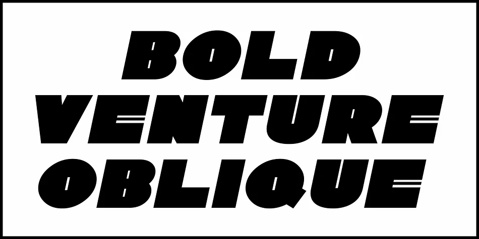 Bold Venture JNL by Jeff Levine Fonts — Display Font — thumbnail 4