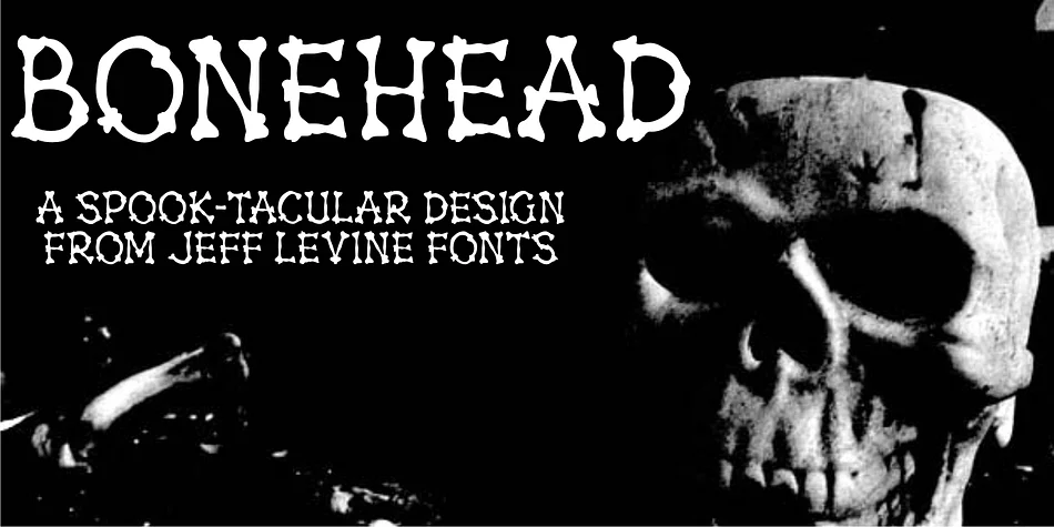 BONEHEAD JNL by Jeff Levine Fonts — Display Font