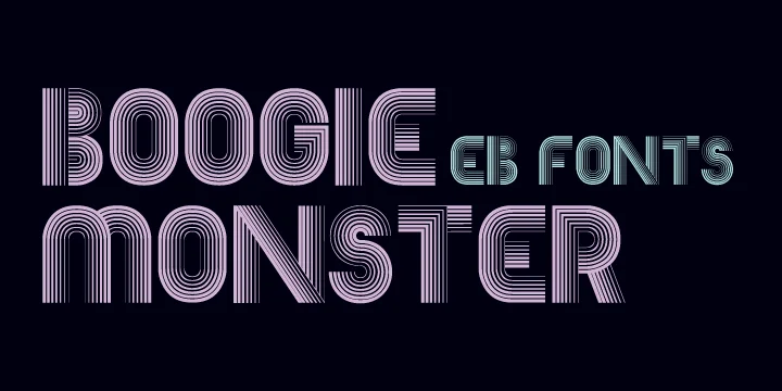 Boogie Monster by Fenotype — Decorative Font