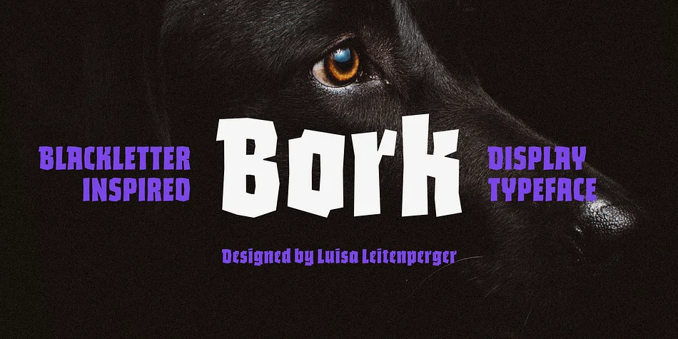 Bork by Harbor Type β Blackletter Font