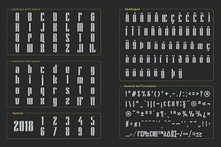 Bornco by Linecreative — Display Font — thumbnail 5