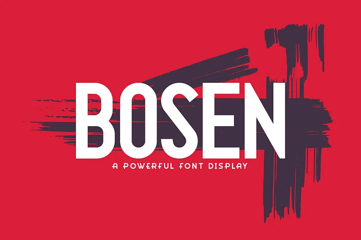 Bosen by Linecreative — Display Font