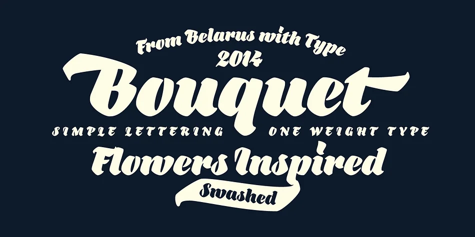 Bouquet by Serebryakov β Script Handwritten Font